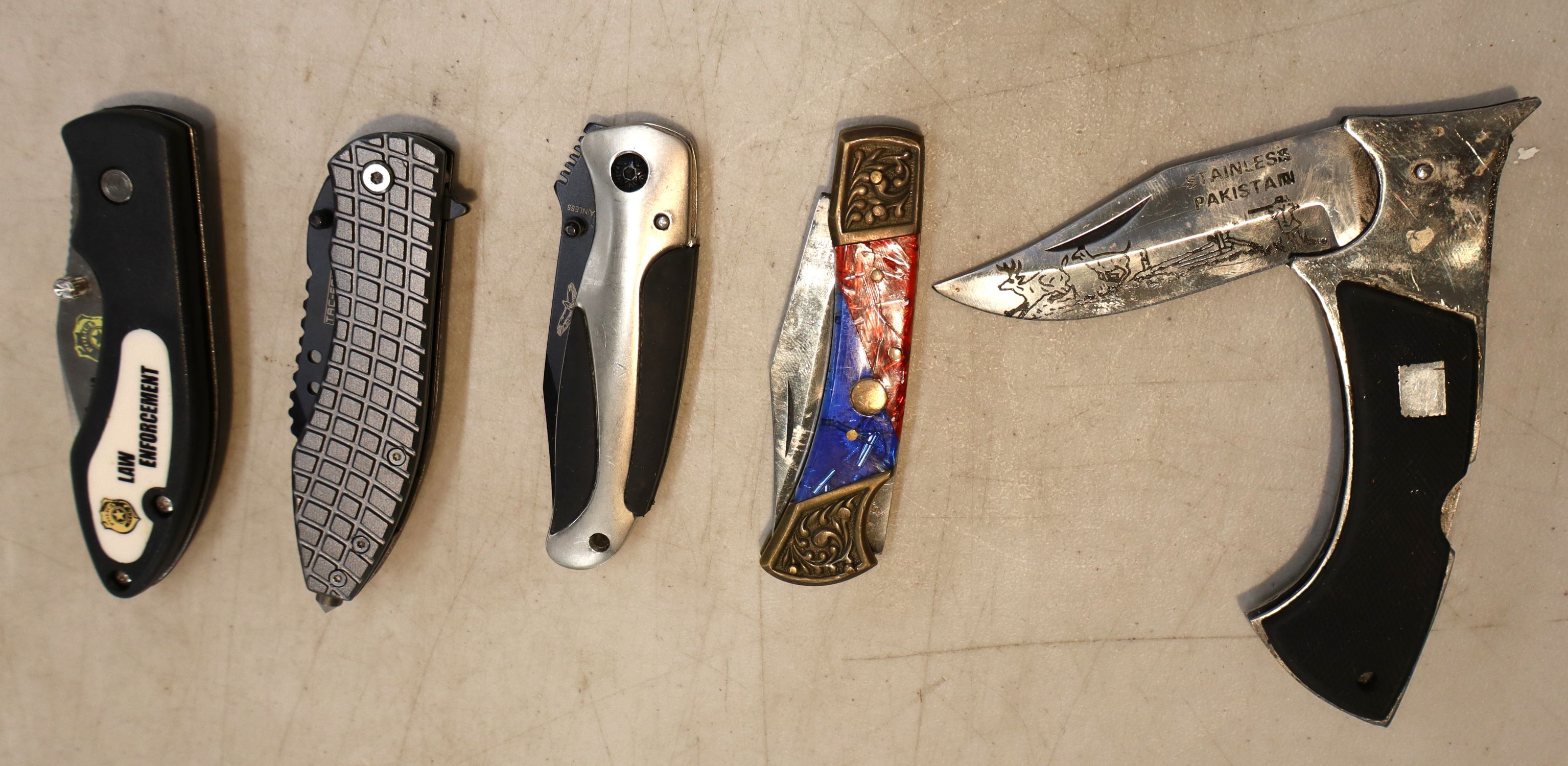 5 folding pocket knives