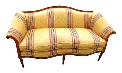 Beacon Hill Home down cushion FR style settee. Beacon Hill Home Furnishings down cushion French 