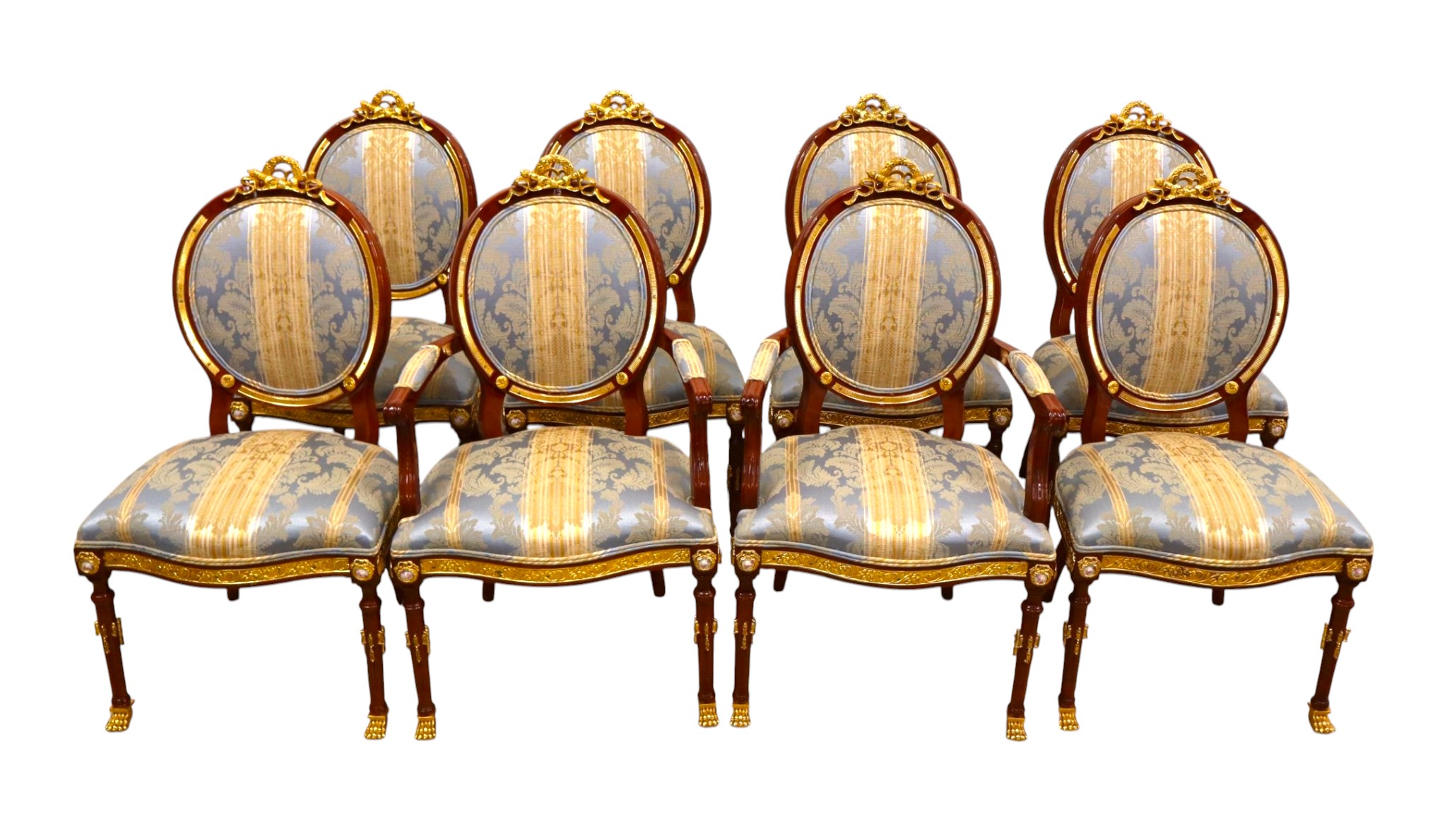 Mariner 1893 Louis Revival Set of 8 Chairs