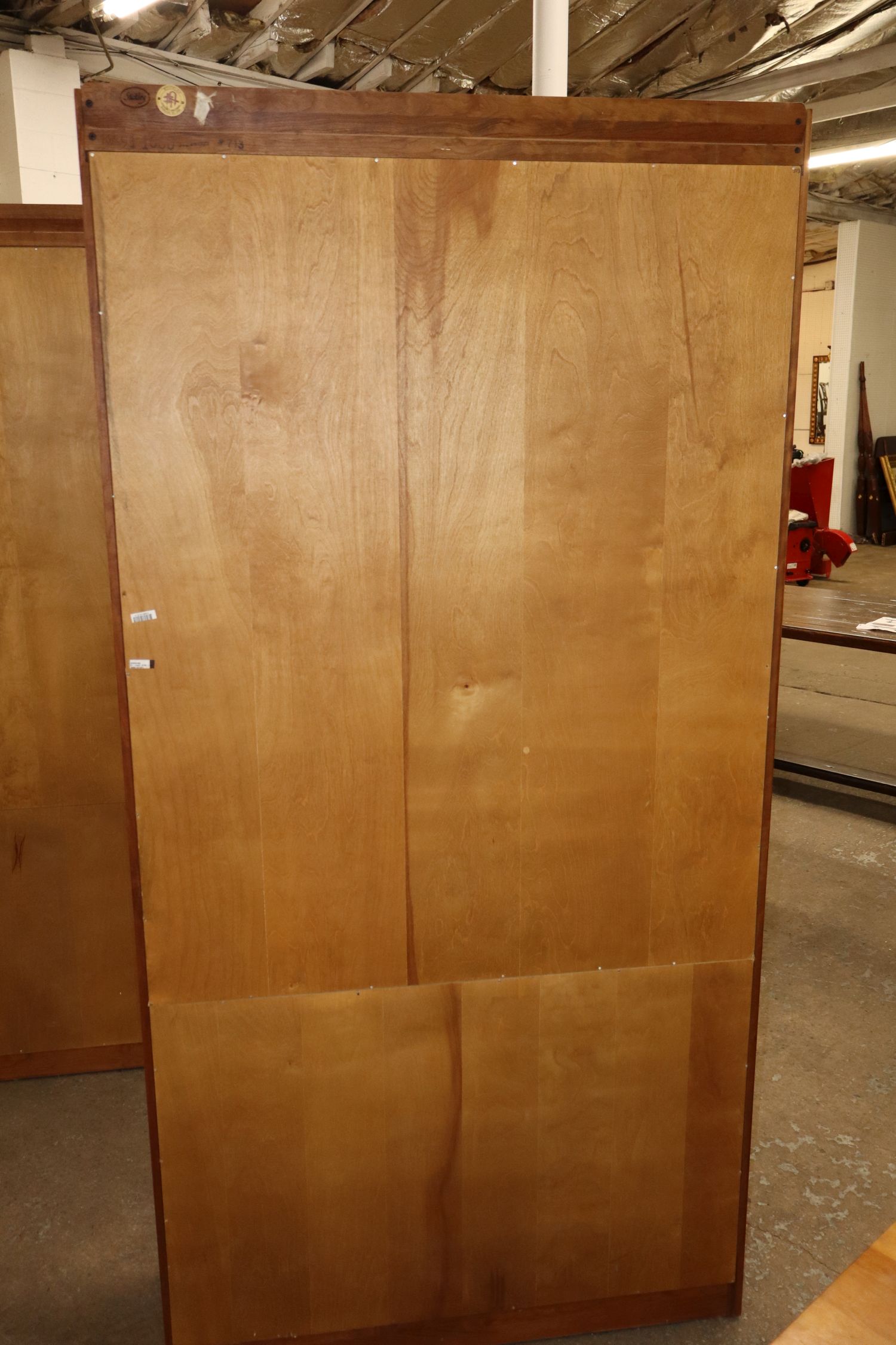 Stickley solid cherry bow tie inlaid bookcase - match 518