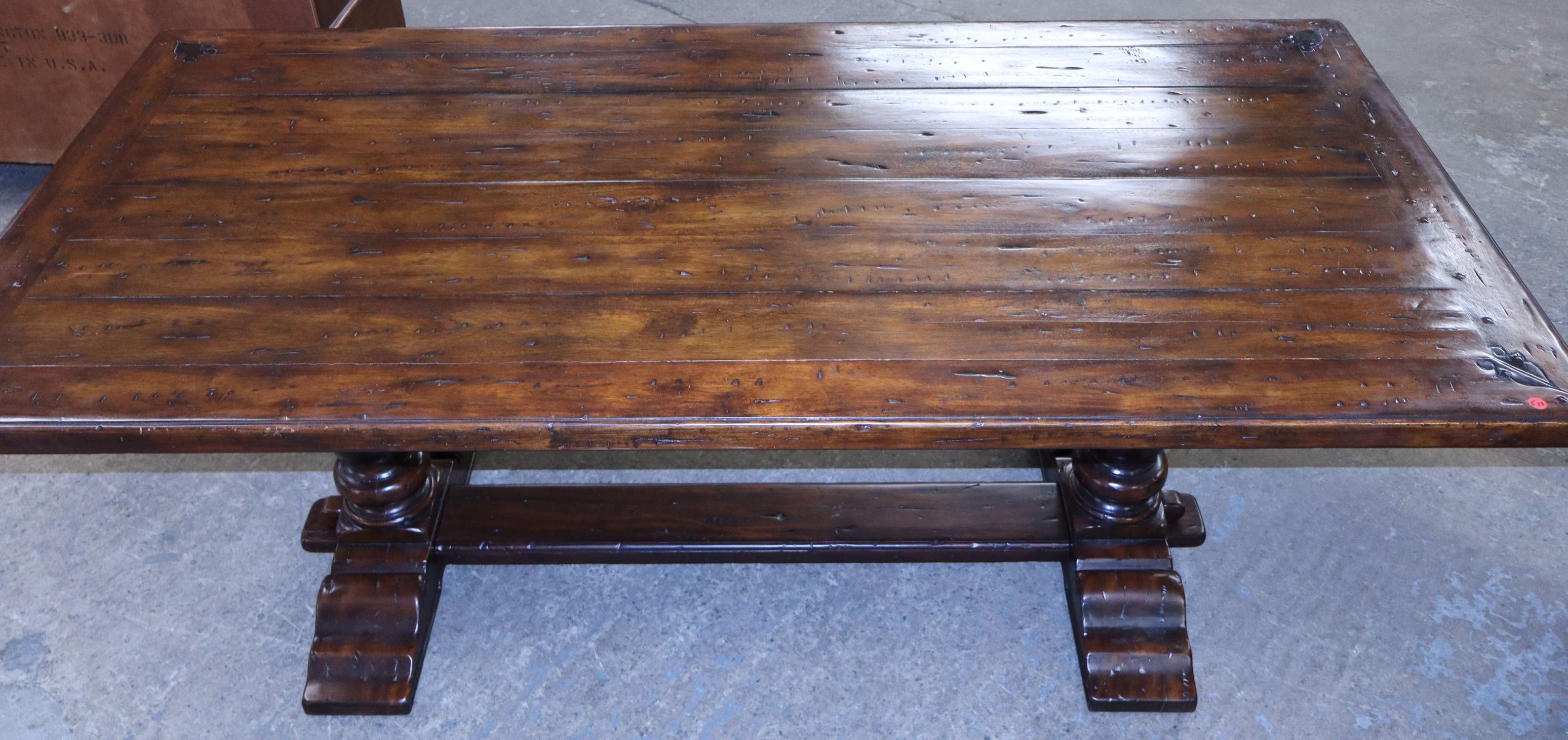 Theodore Alexander trestle kitchen dining table