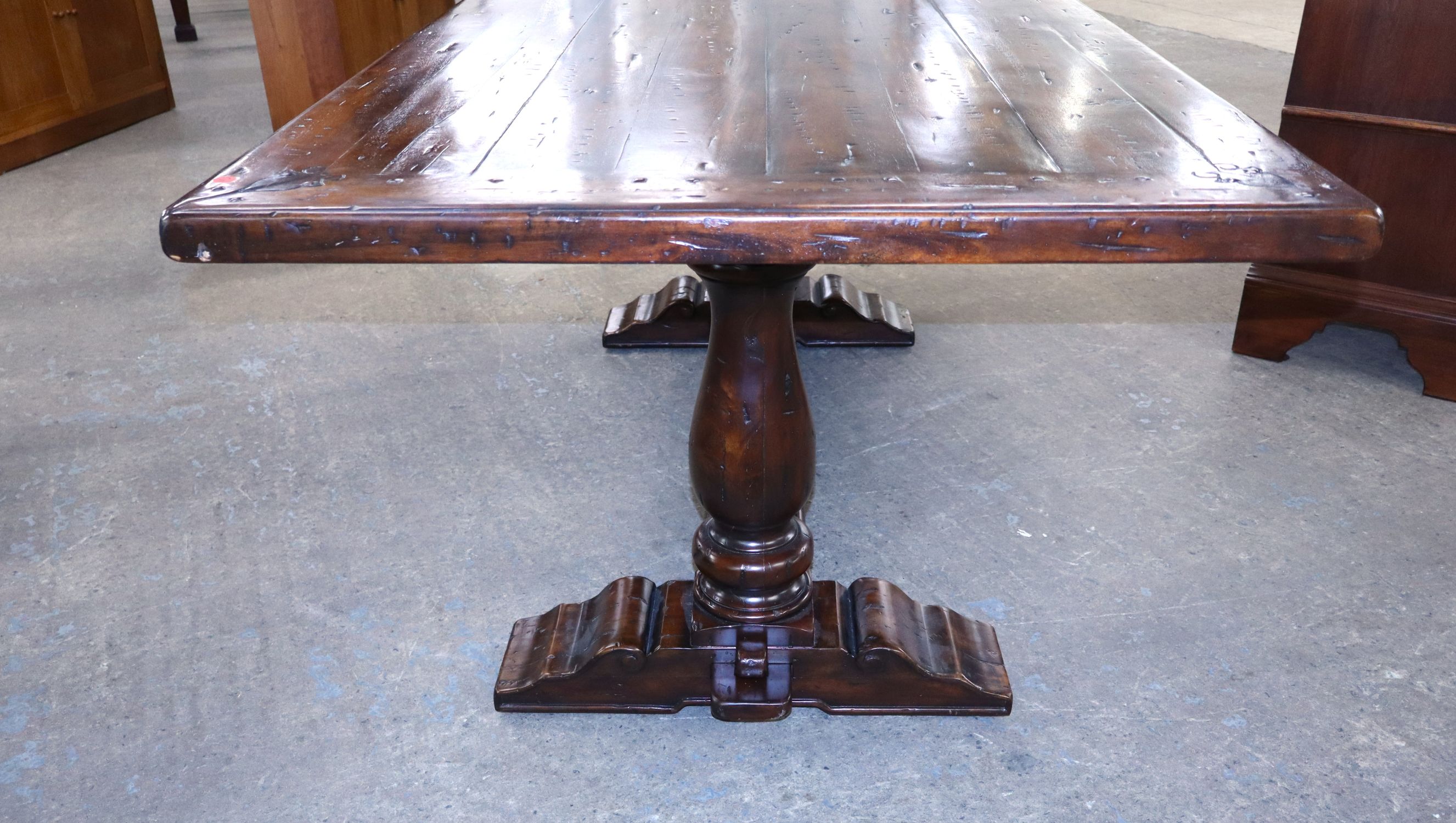 Theodore Alexander trestle kitchen dining table