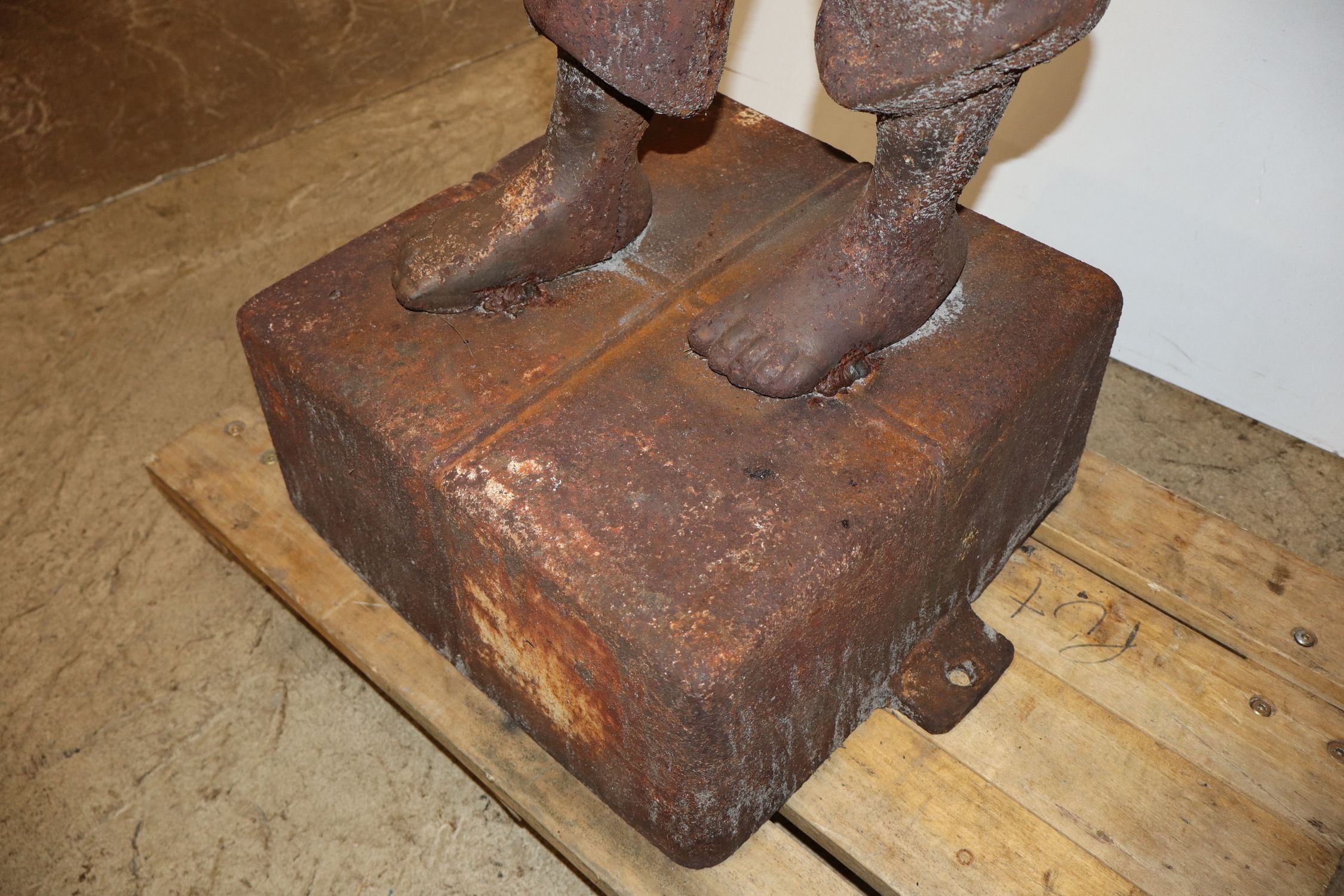 Antique Cast Iron Black Memorabilia Hitching Post