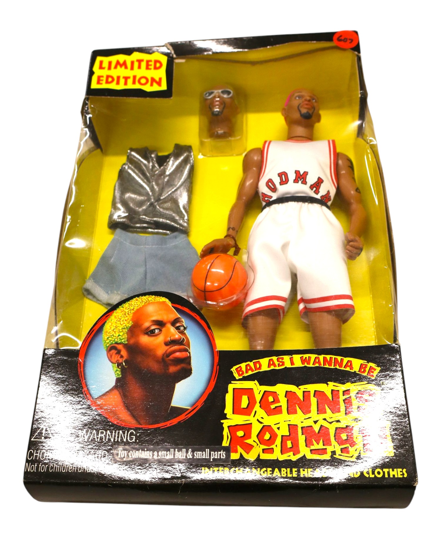 Limited Edition Dennis Rodman action figure unopened box.