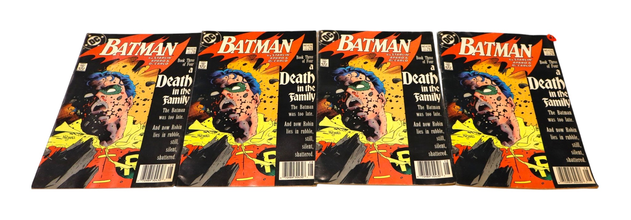 4 Batman Comic Books