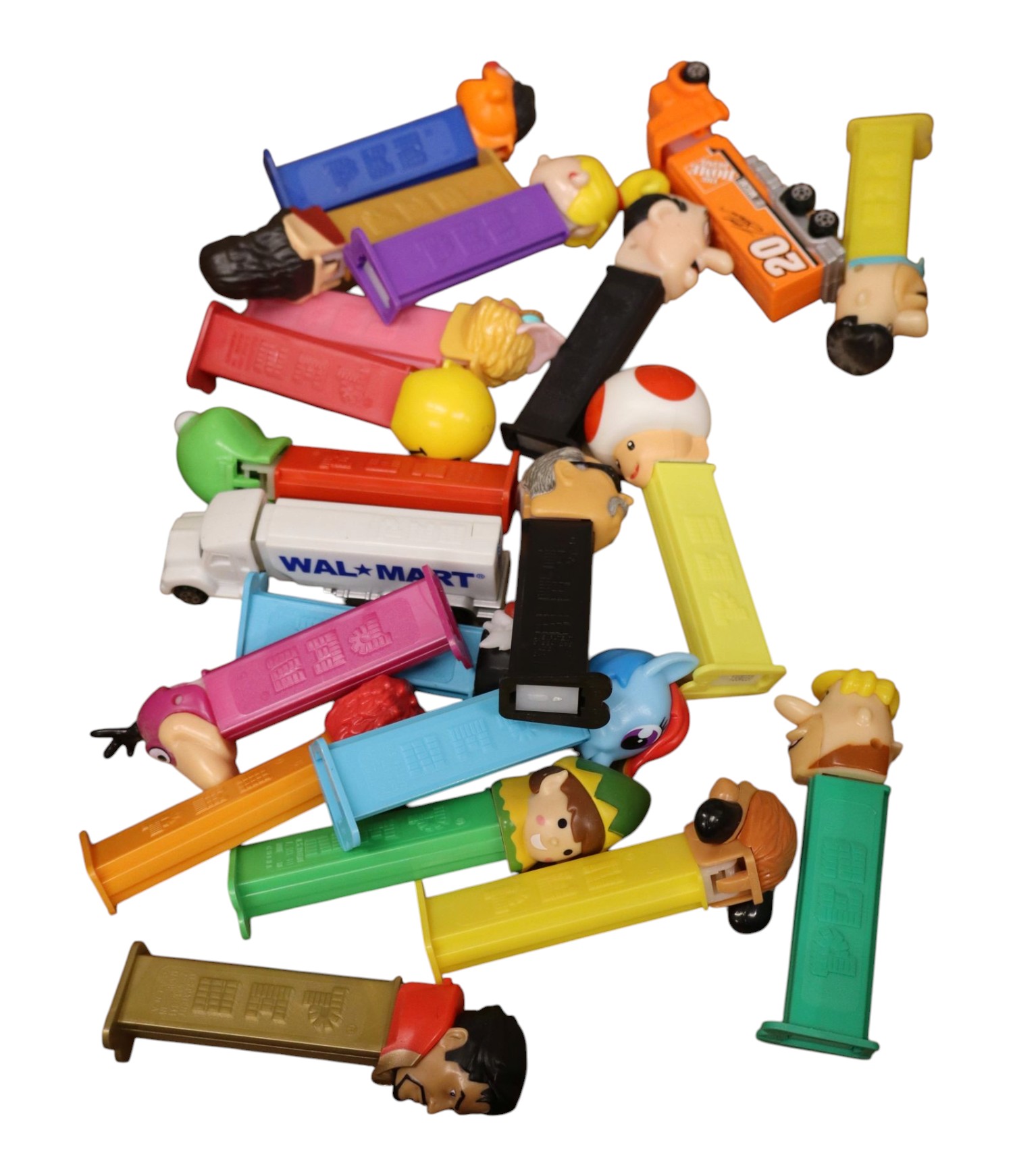 20 vintage Pez containers
