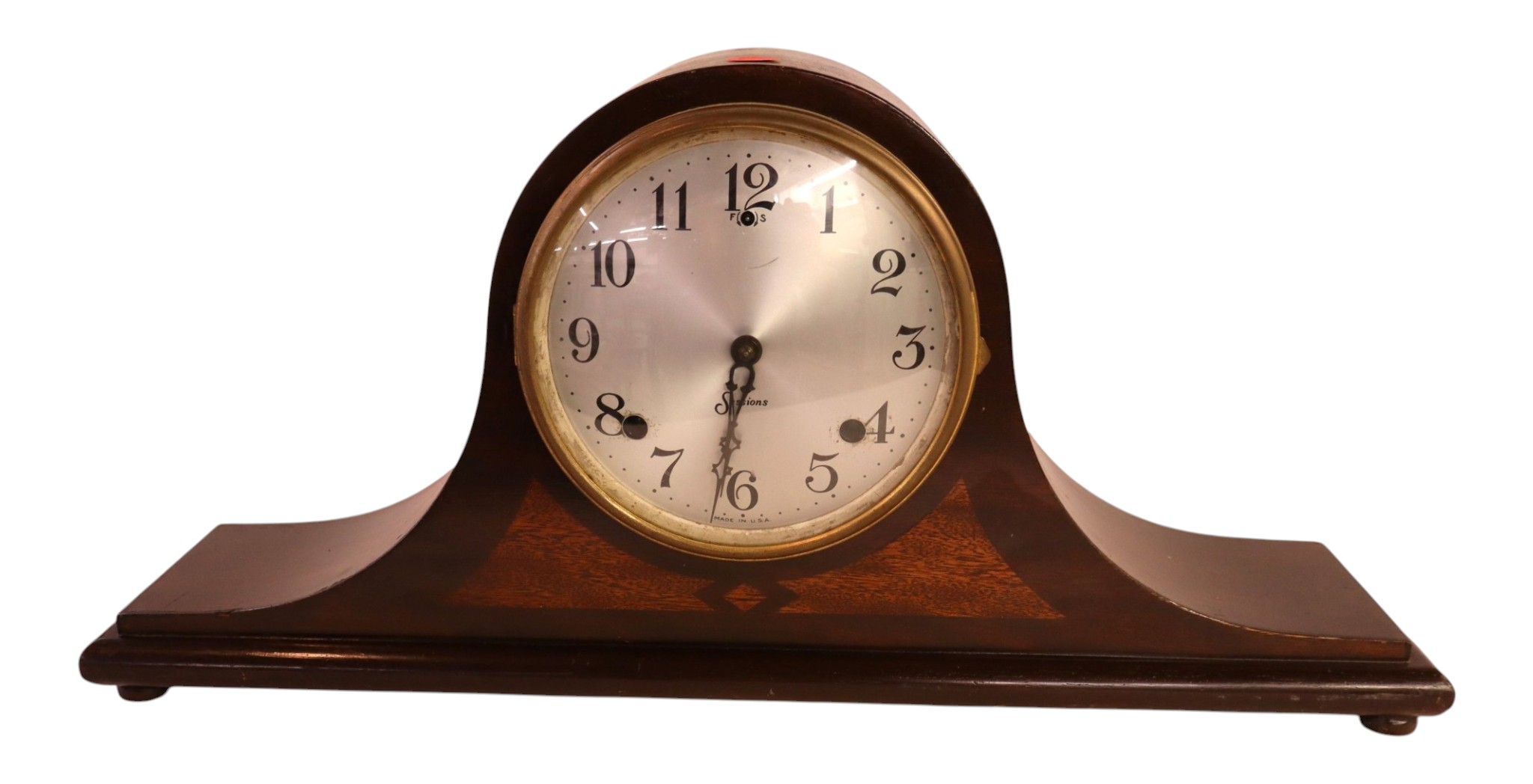 Vintage Sessions hump back mantle clock