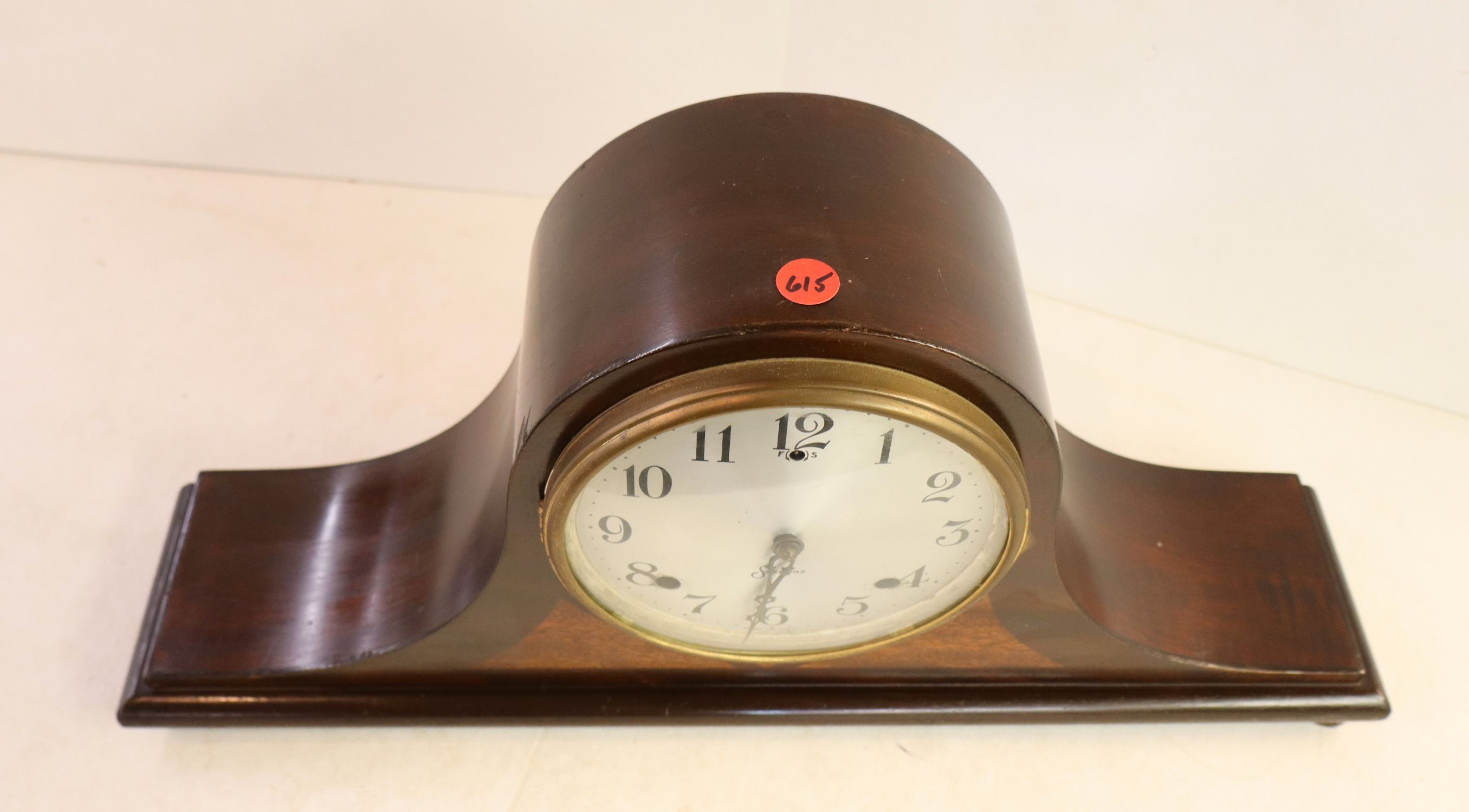 Vintage Sessions hump back mantle clock