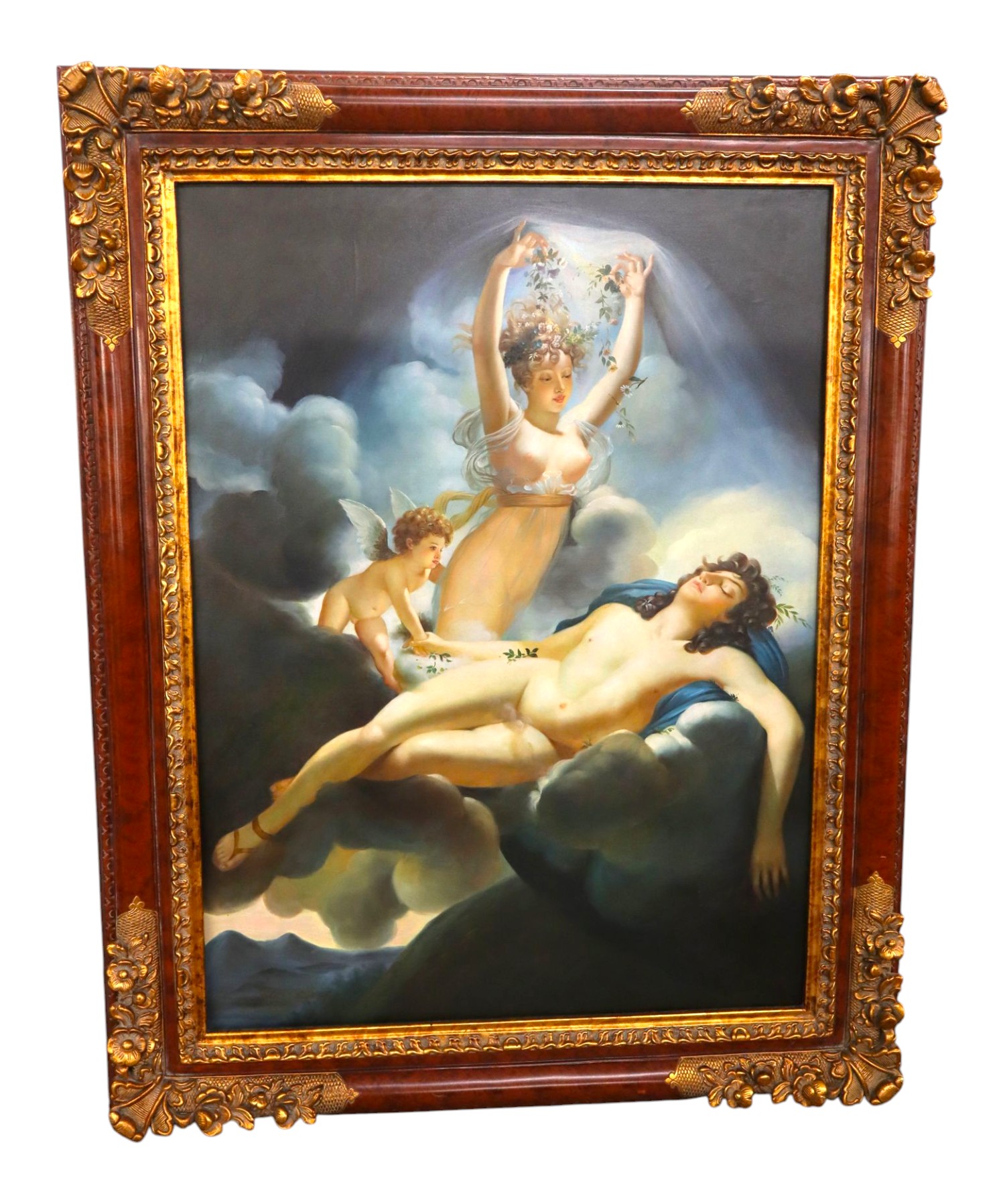 Guerin Aurora Cephalus Large Framed Canvas Giclee
