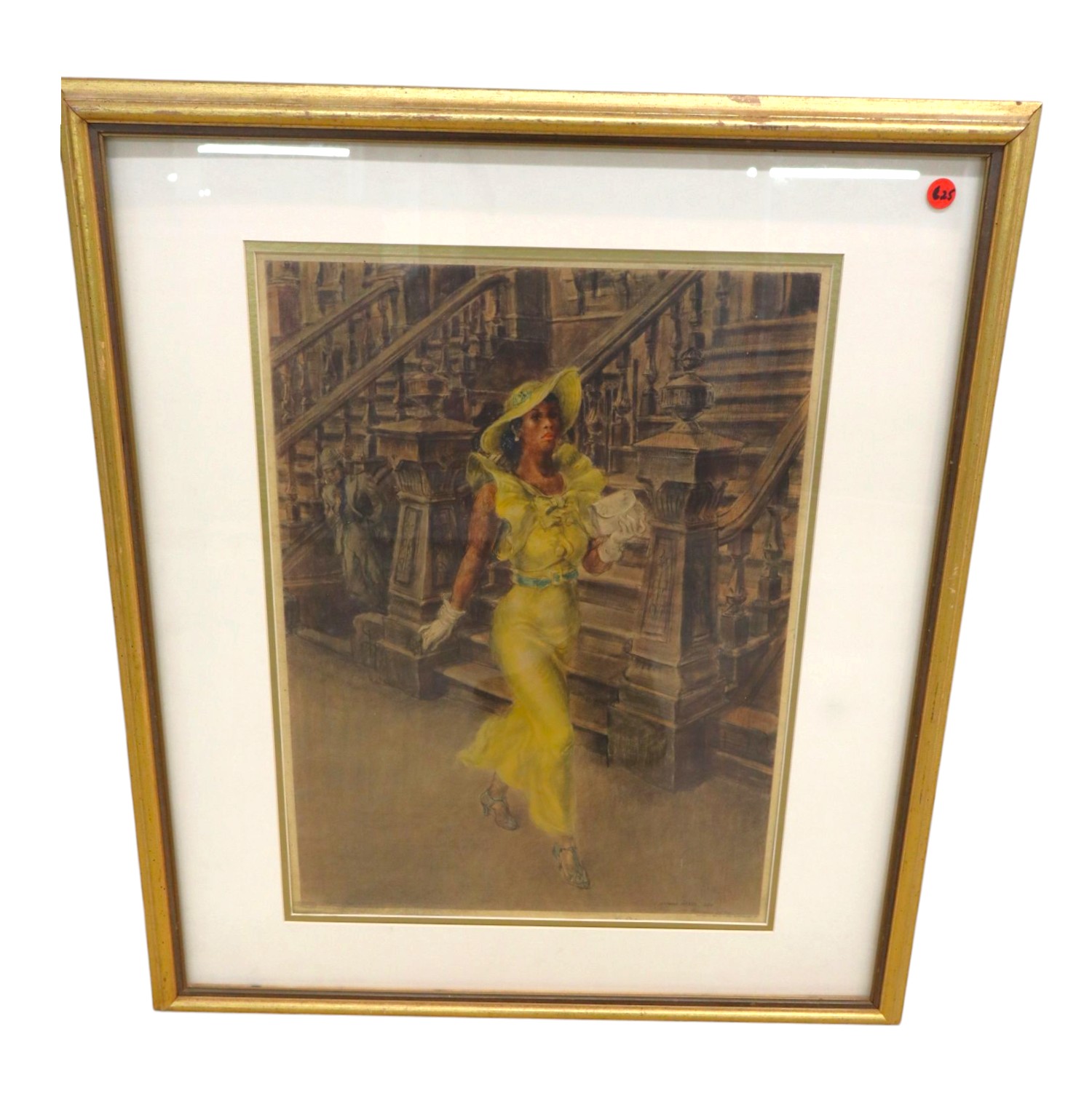 Framed print Reginald Marsh 1934 copyright 1936