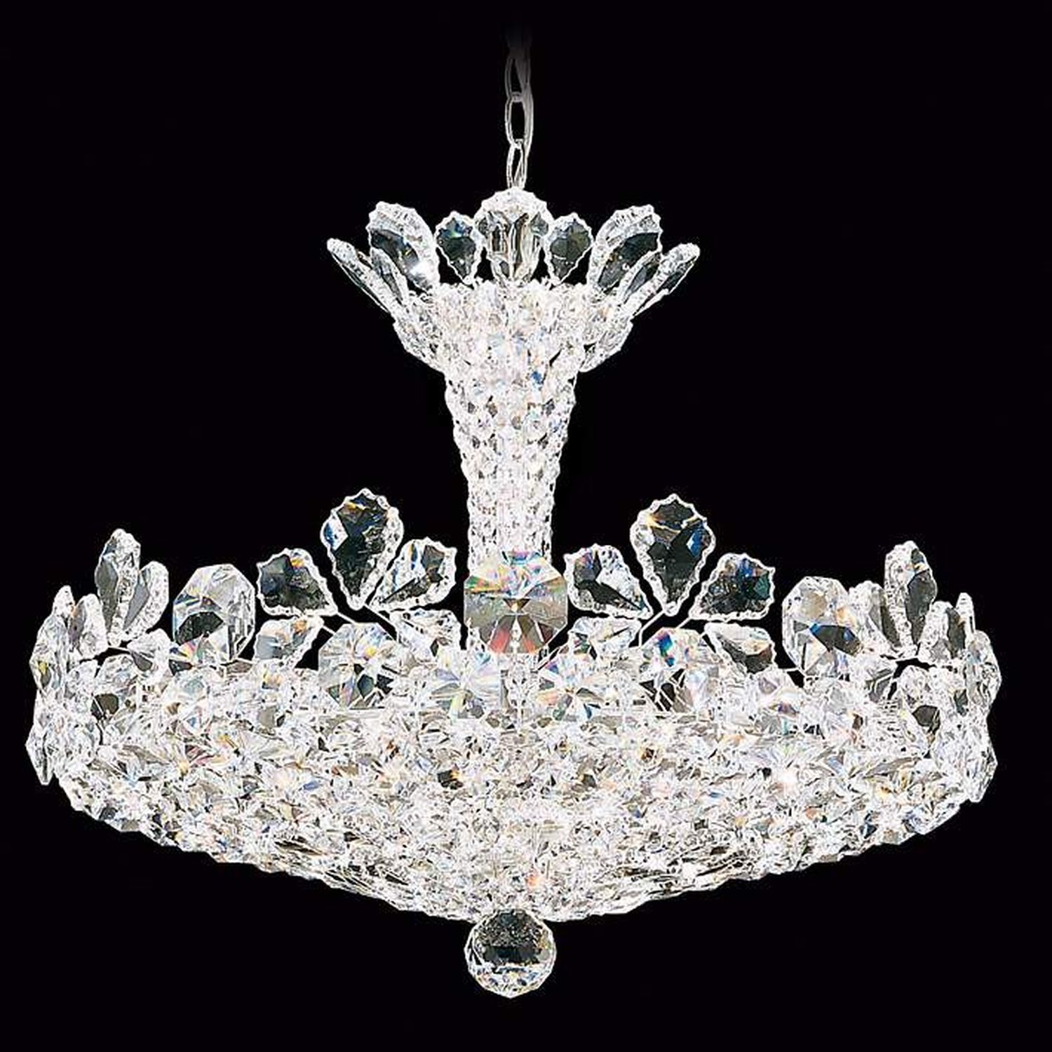 Schonbek crystal pendant chandelier