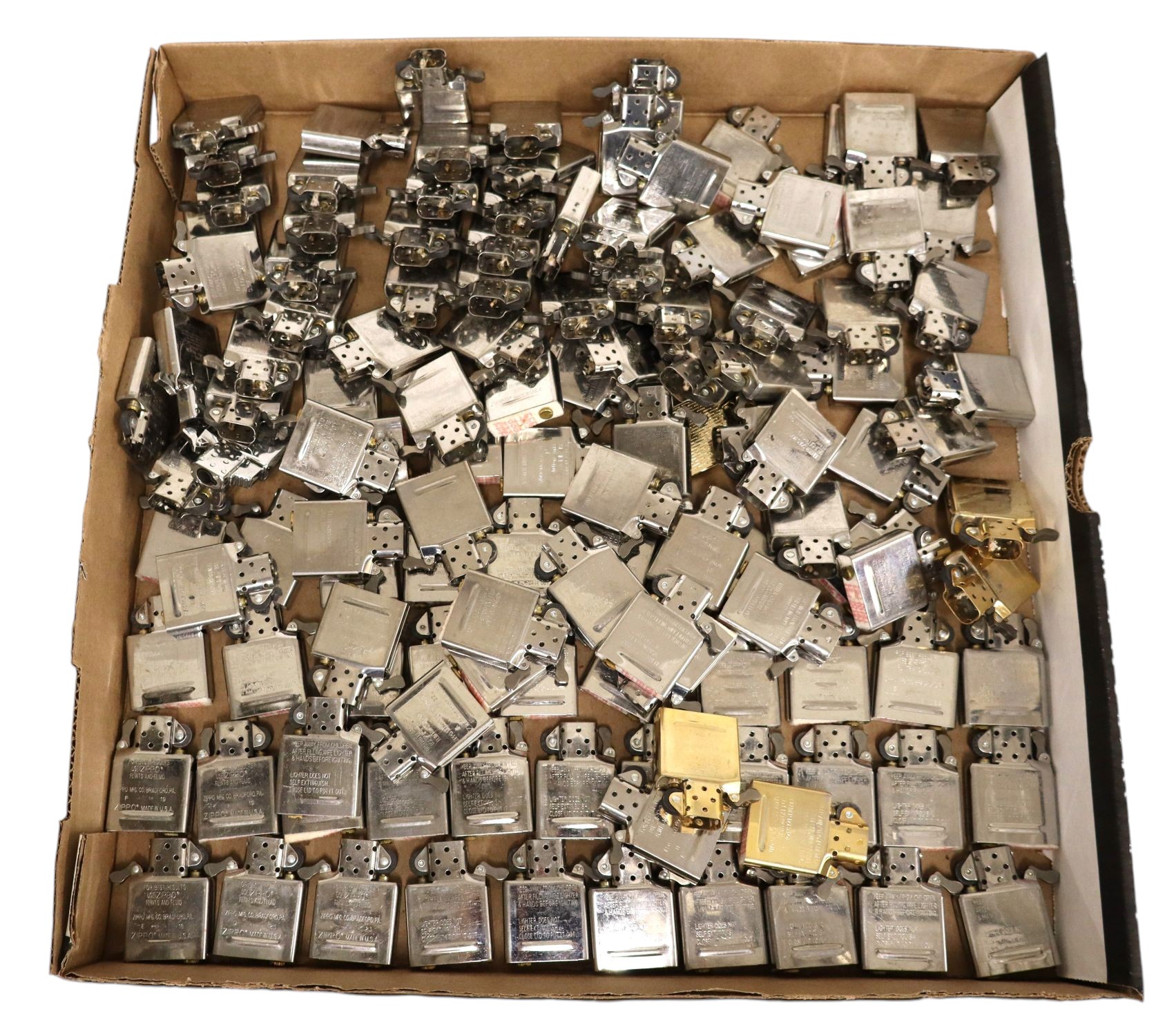 127 VTG Zippo lighter body inserts and other