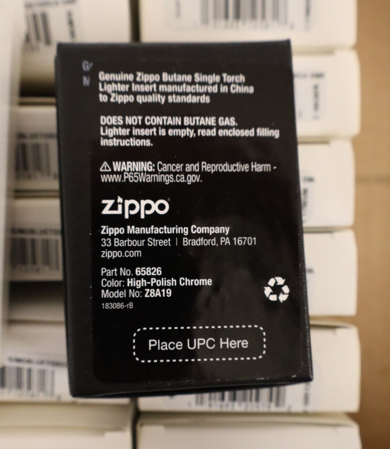 28 vintage Zippo lighter empty boxes