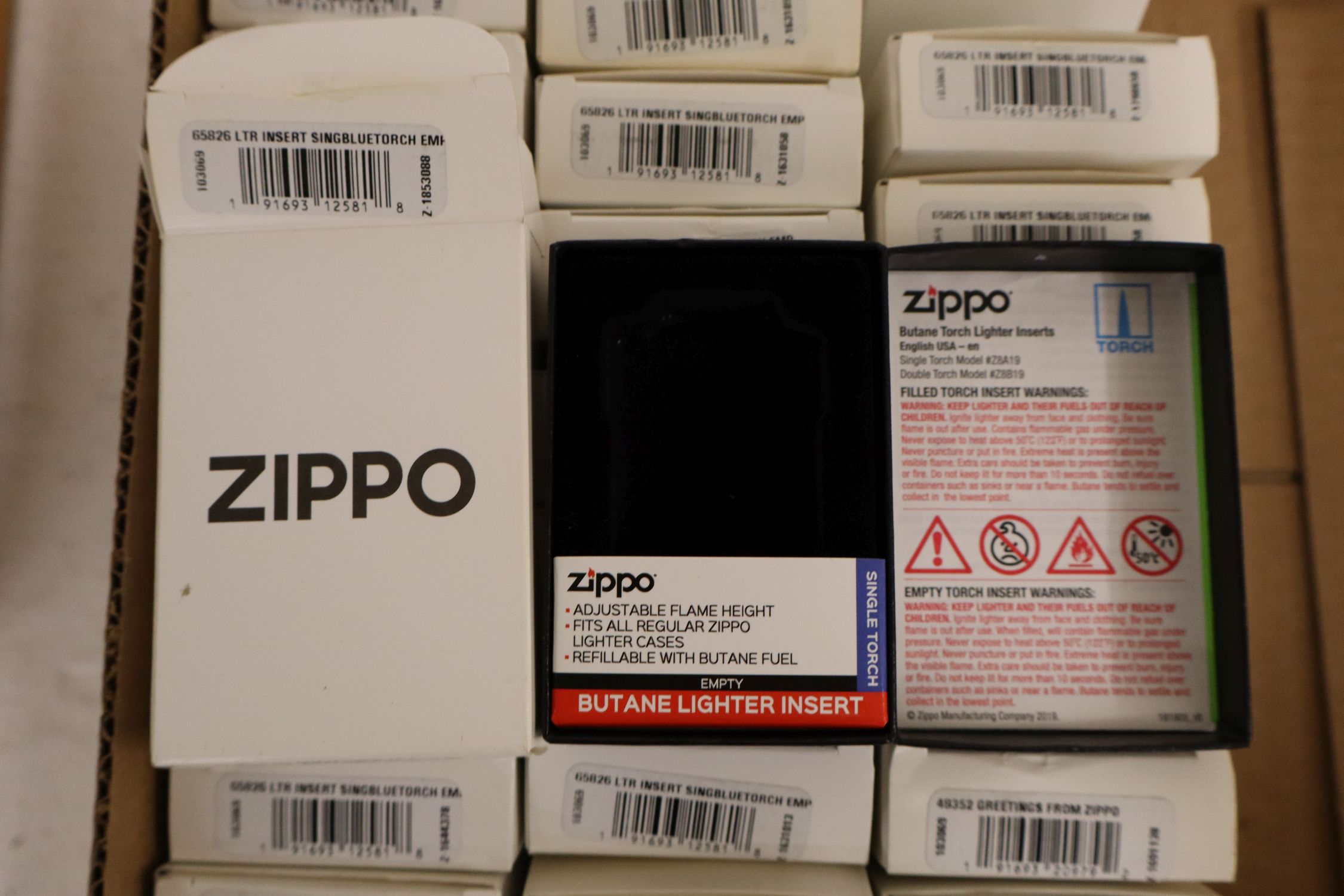 28 vintage Zippo lighter empty boxes