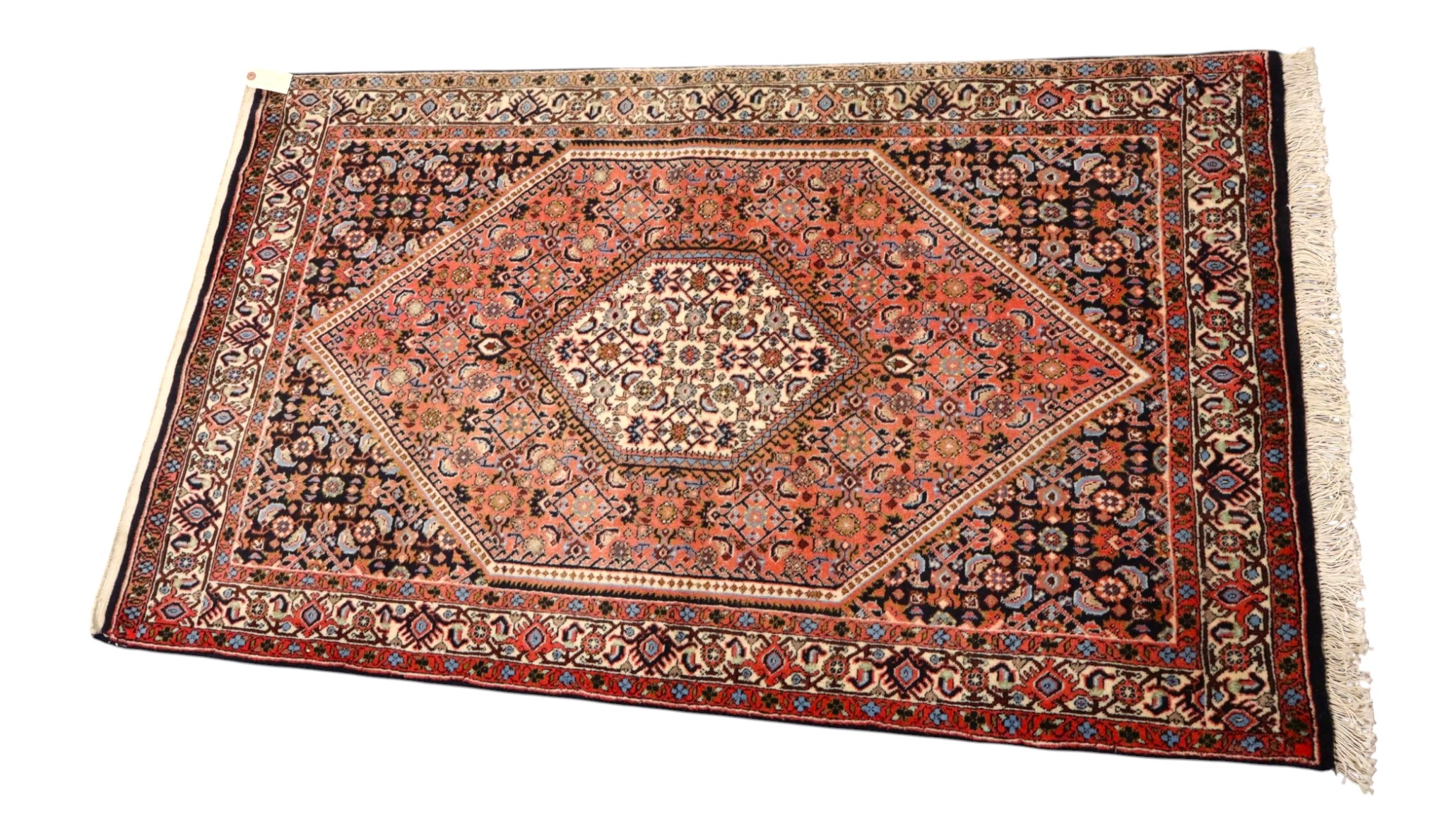Persian Bidjar Mahi Rug Medallion Rug 5.4x3