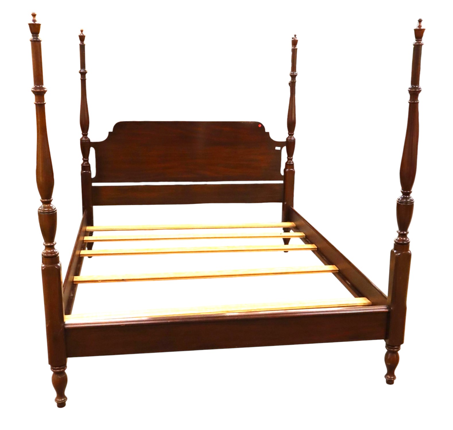 Henkel Harris Solid Mahogany Queen 4-Poster Bed