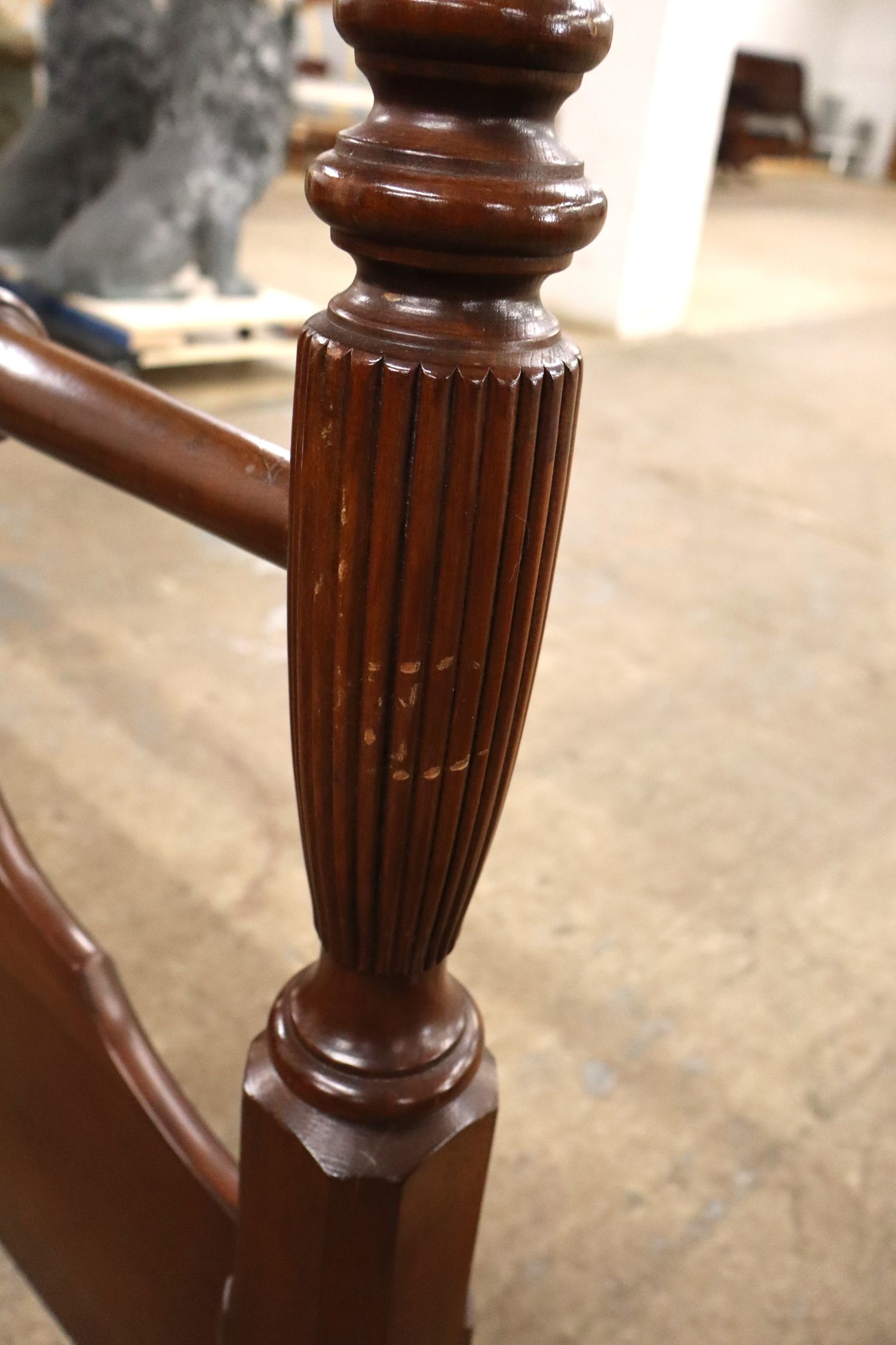 Solid Cherry King Bed attributed Harden Furniture