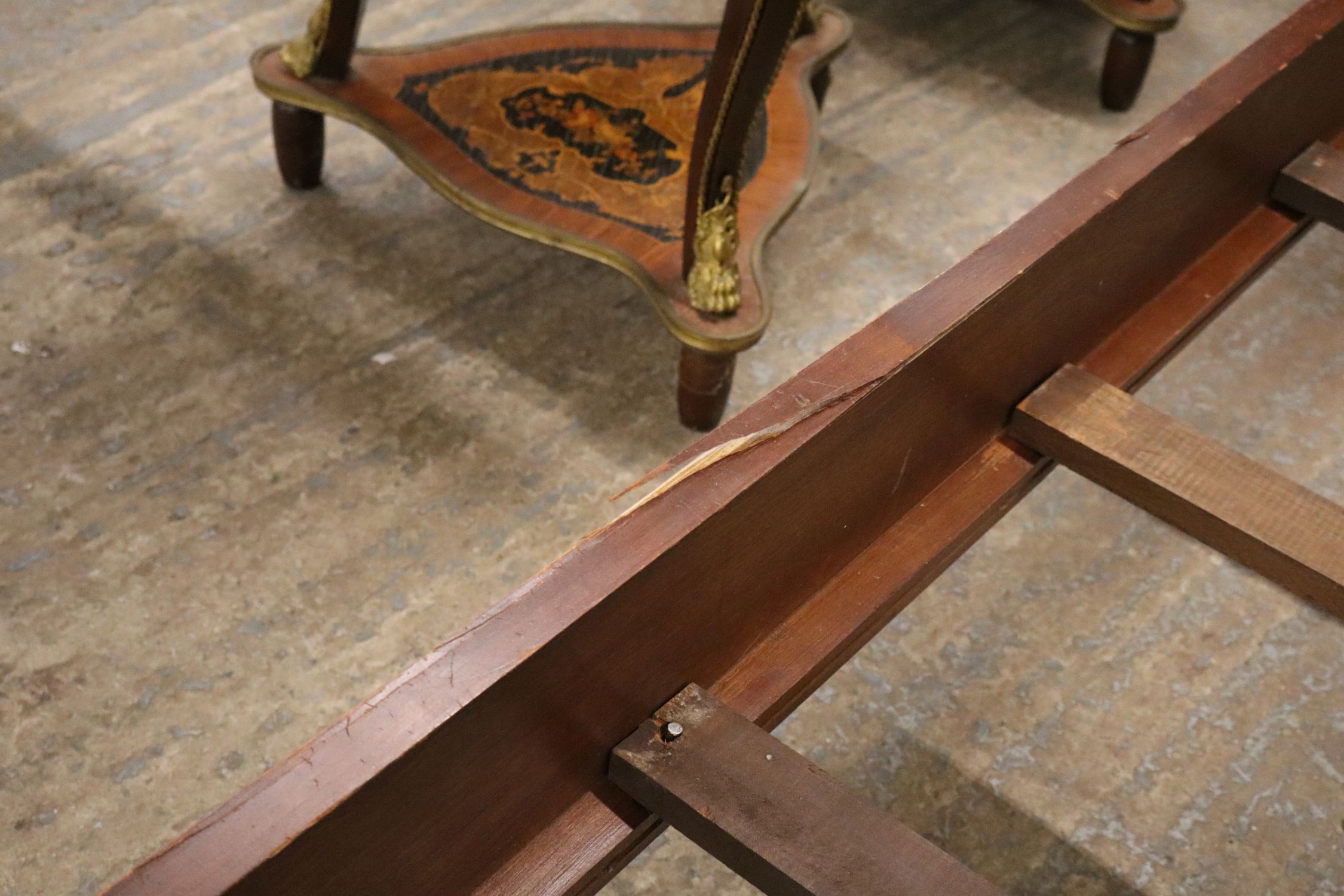Solid Cherry King Bed attributed Harden Furniture