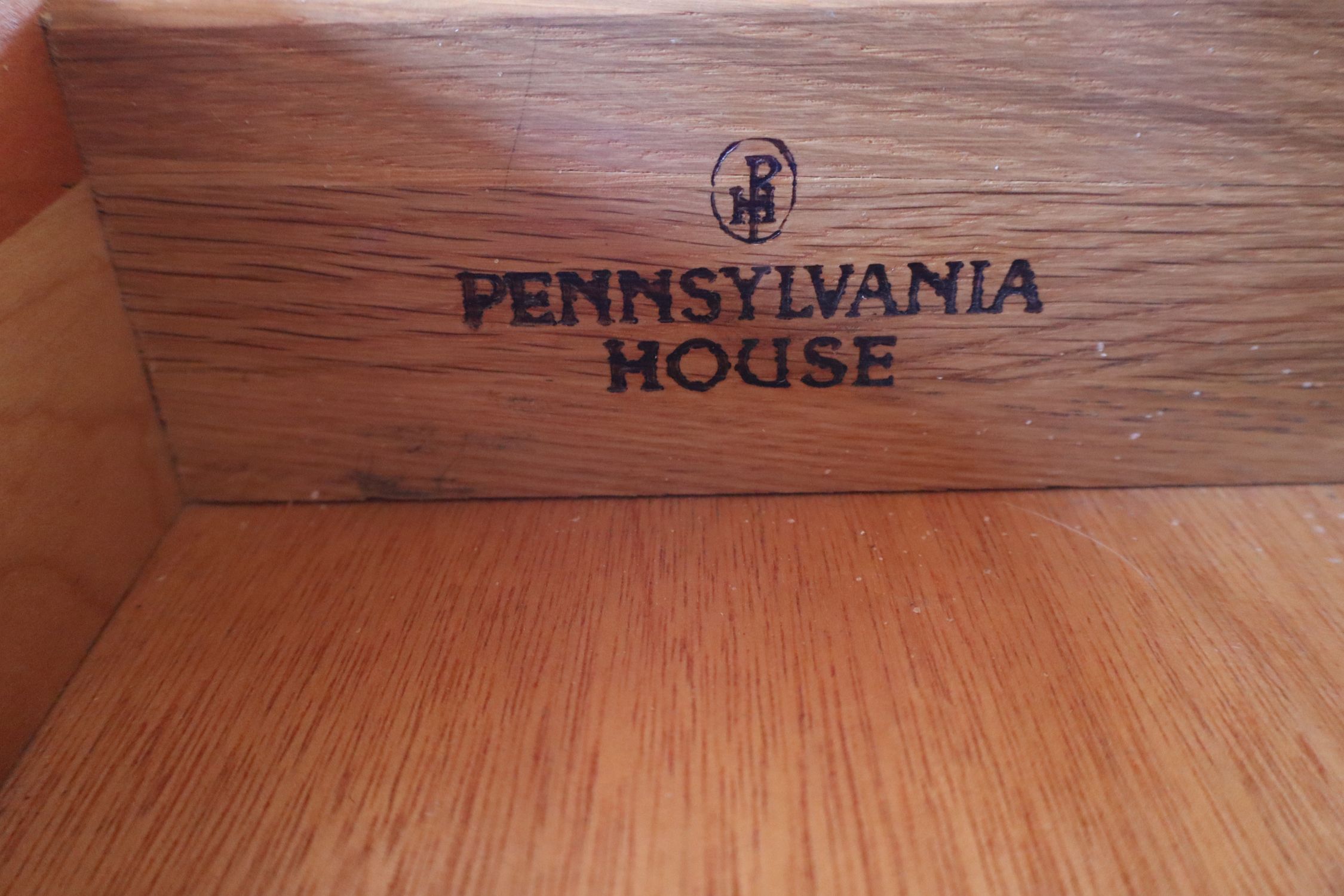 Pair PA House solid cherry 1-drwr 2-dr nightstands