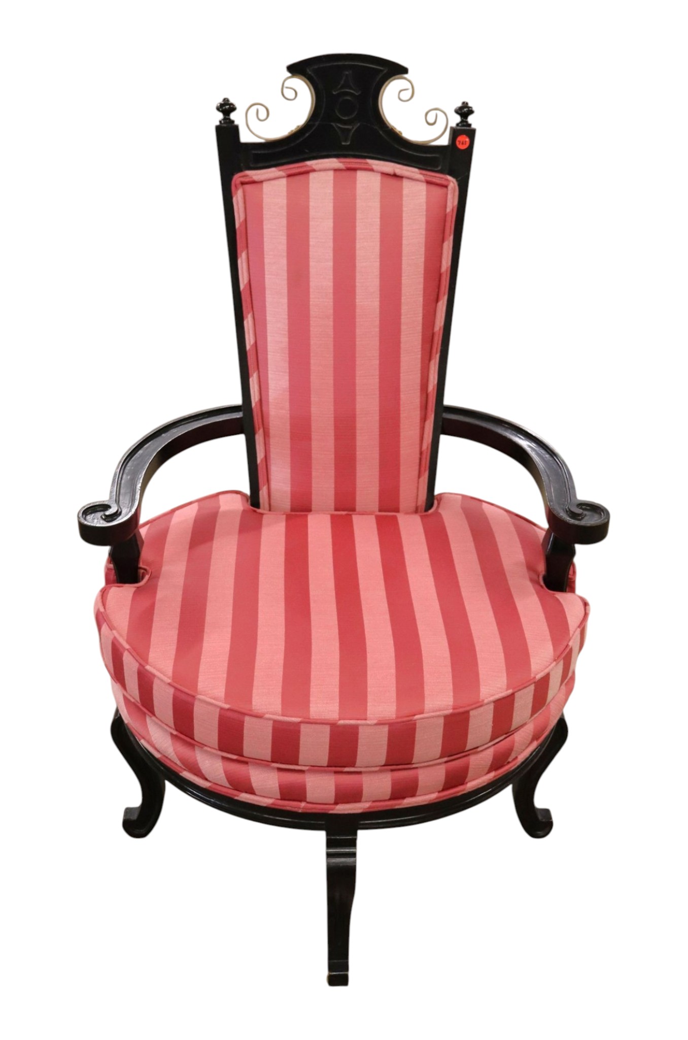 Vintage MidC upholstered decorator arm chair