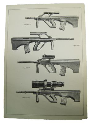 Альбом " Стрелковое оружие ". Лист " Снайперские винтовки ". 1980-е гг.