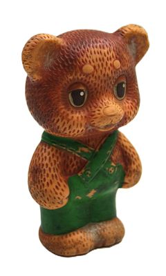 Игрушка-пищалка " Мишка ". 1970-е гг.