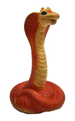 Игрушка-пищалка " Кобра ". 1980-е гг.