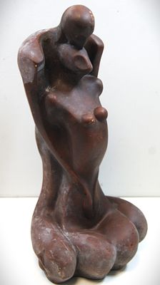 Скульптура " Мужчина и женщина ". Керамика. Авторская работа. 1990-е гг.