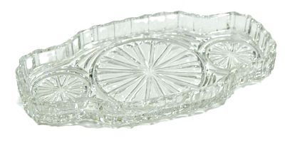 Поднос хрустальный для кофе. Конец 19-начало 20 вв.