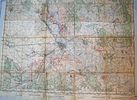 СМЕРШ. Карта полевая. С пометками. Великая Отечественная. размер: 83х71 смИзображение - 3