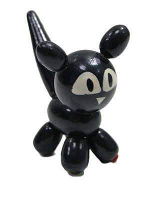 Фигурка " Черная кошка ". Дерево. 1970-е гг.