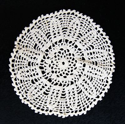 Салфетка. Ручная вязка крючком. Середина 20 в.