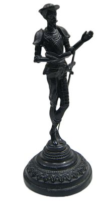 Скульптура " Дон Кихот ". Чугун. Каслинское литье. 1970-е гг.