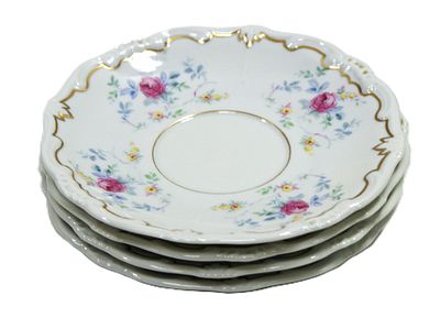 Блюдца чайные. 4 шт. . Фарфор. Веймар. Первая половина 20 в.