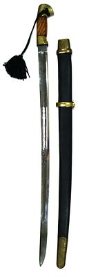 Шашка казачья. 1990-е гг. Травление на клинке.