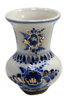 Вазочка для ландышей. Фарфор. Авторская роспись. 1970-е гг.