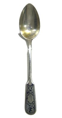 Ложка серебряная десертная. 44,5 гр. 1970-е гг.