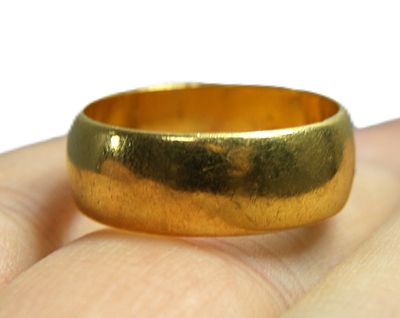 Кольцо обручальное. Золото 958 пробы. 7,14 гр. СССР. 1970-е гг.