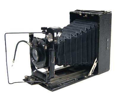 Фотоаппарат " Фотокор-1 ". С фотопластинами. 1930-е гг.