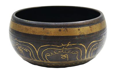 Чаша ритуальная буддийская. Бронза. Тибет. 20 в.