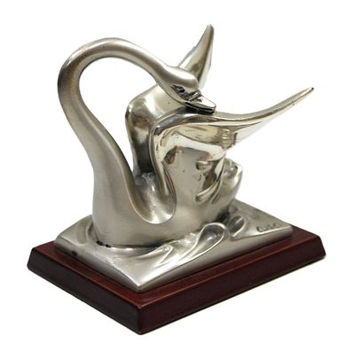 Скульптура " Лебедь ". Серебрение. Авторская работа. 1980-е гг.