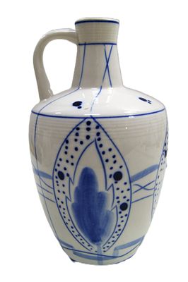 Кувшин фарфоровый. Гжель. Авторская роспись. 1960-е гг.