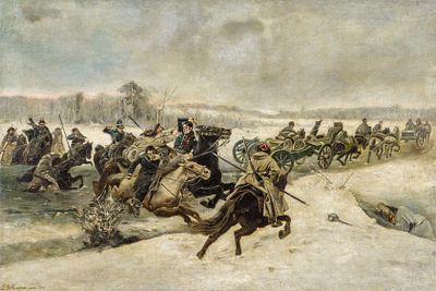 Вильманн И. - Сражение. Эпизод Отечественной войны 1812 года. Год: 1896 г. Размер: 98х145. 