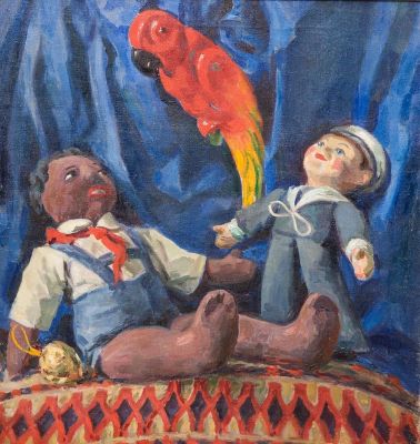 Разумовская Ю.В. - Игрушки. Год: 1950-е гг.Размер: 73х67Техника: Холст, масло