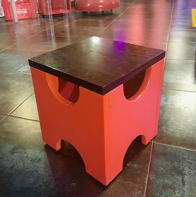 ETTORE SOTTSASS - Sgabello DADO T29 di Ettore Sottsass per Poltronova, 1963. Ettore Sottsass 