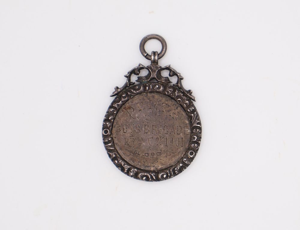 Boys Brigade Hallmarked Silver Medal 1899. An original boys brigade solid silver hallmarked 