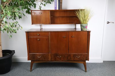 Stonehill Furniture Highboard Drinks Cabinet, MCM, 1960's