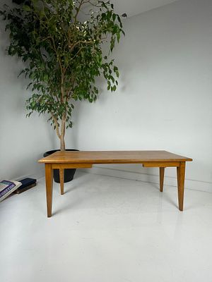 Mid century oak coffee table
