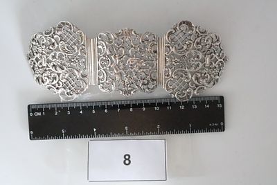 Victorian Nurses Belt Buckle - Solid Silver, London Assay Hallmark 1900. Victorian Very Heavy 