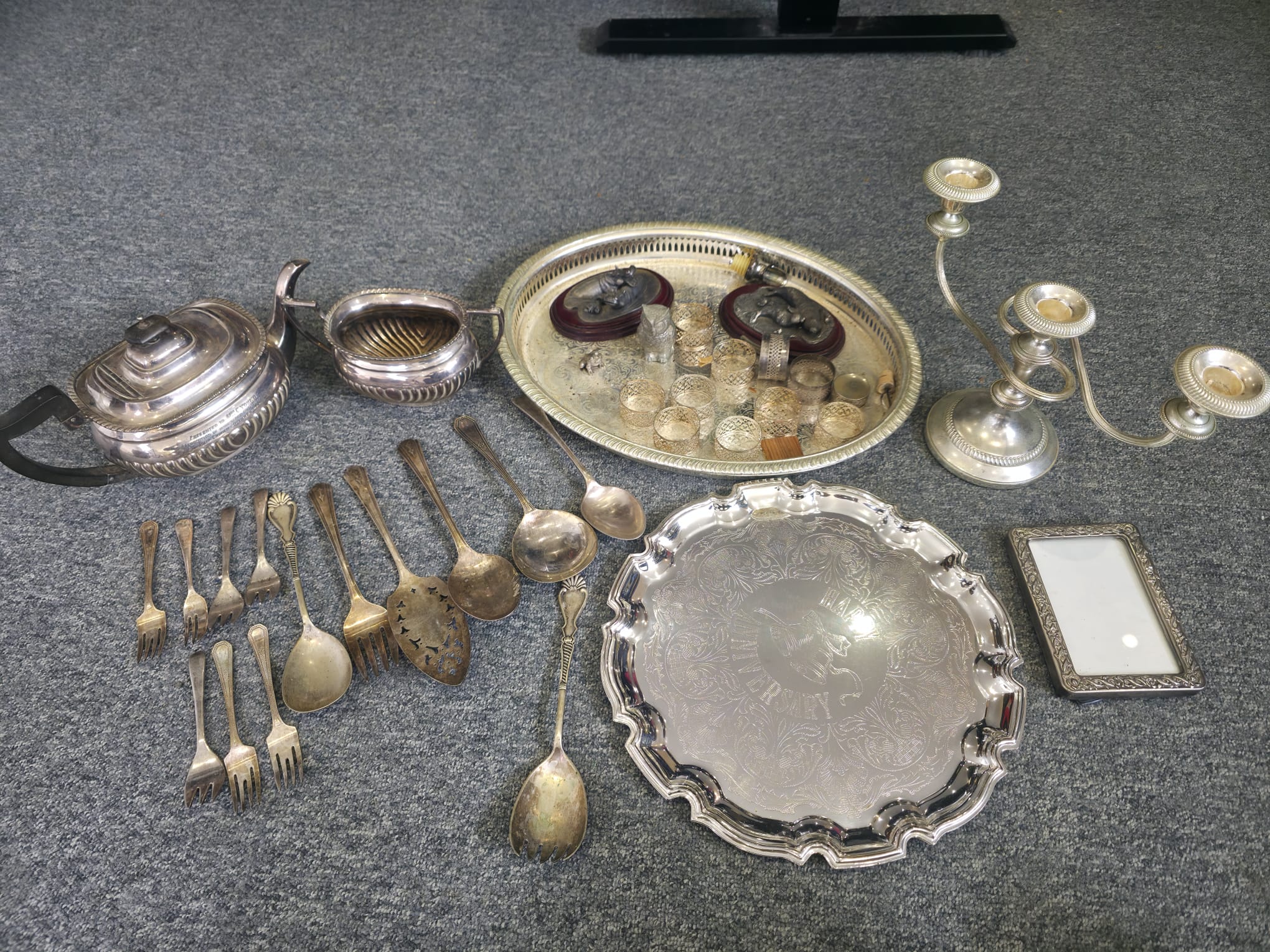 Collection of Silver-Plated Tableware & Decorative Items